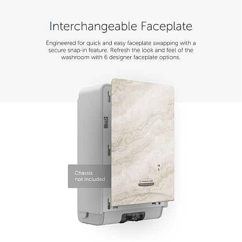 Kimberly-Clark Professional ICON Electronic Skin Care Dispenser Faceplate 10" x 7" x 1.5" - 1 Each (58794)