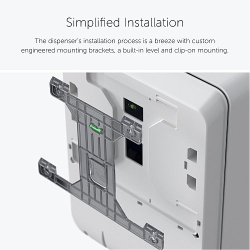 Kimberly-Clark Professional ICON Auto Roll Towel Dispenser Touchless Dispenser - 16.5" Height x 12.4" Width x 10.2" Depth - Warm Marble - Automatic, Hinged, Jam-free, Key Lock, Push Button, Long Lasting - 1 Each (58740)
