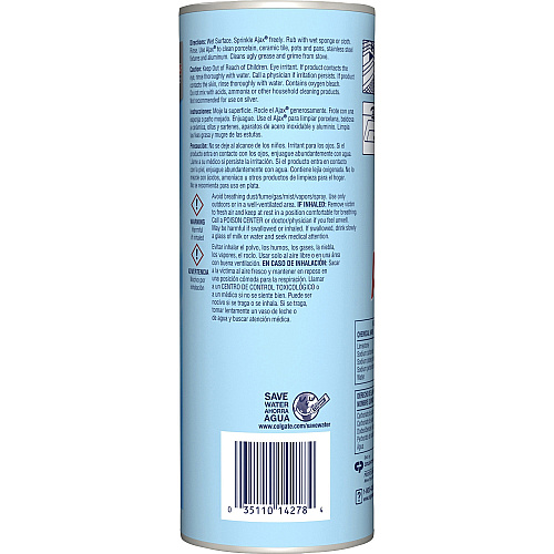 AJAX Oxygen Bleach Cleanser 21 oz (1.31 lb) - Pleasant Scent - Heavy Duty - Blue - 1 Each (214278)