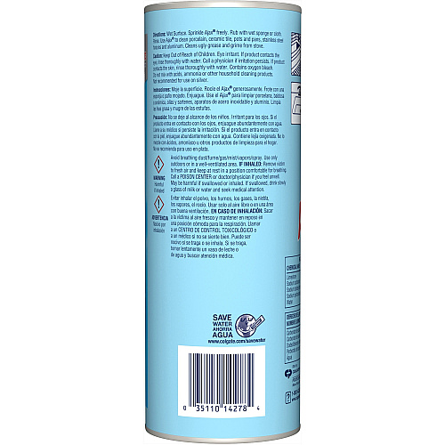 AJAX Oxygen Bleach Cleanser 21 oz (1.31 lb) - Pleasant Scent - Heavy Duty - Blue - 24 / Carton (214278CT)