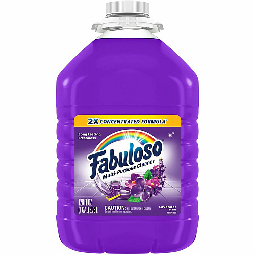 Fabuloso All-Purpose Cleaner 128 fl oz (4 quart) - Lavender Scent - Rinse-free, Residue-free, Long Lasting - Purple - 4 / Carton (153058CT)
