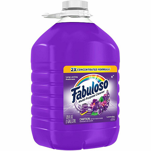 Fabuloso All-Purpose Cleaner 128 fl oz (4 quart) - Lavender Scent - Rinse-free, Residue-free, Long Lasting - Purple - 4 / Carton (153058CT)