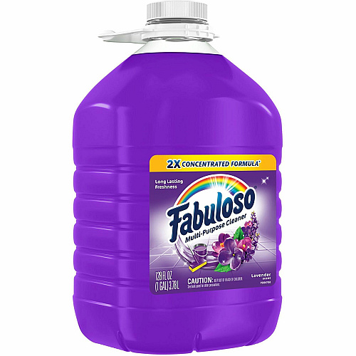 Fabuloso All-Purpose Cleaner 128 fl oz (4 quart) - Lavender Scent - Rinse-free, Residue-free, Long Lasting - Purple - 4 / Carton (153058CT)
