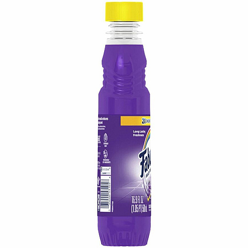 Fabuloso&reg; Lavender Pourable 16.9 oz., 24 Bottles 16.9 fl oz (0.5 quart) - Lavender Scent - Residue-free, pH Neutral, Rinse-free, Long Lasting - Lavender - 24 / Carton (153105)