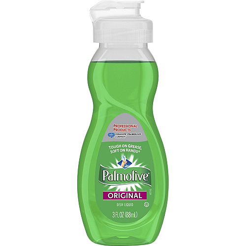 Palmolive Original Dish Liquid 3 fl oz (0.1 quart) - Original Scent - Phosphate-free, pH Balanced - Green - 72 / Carton (201417)