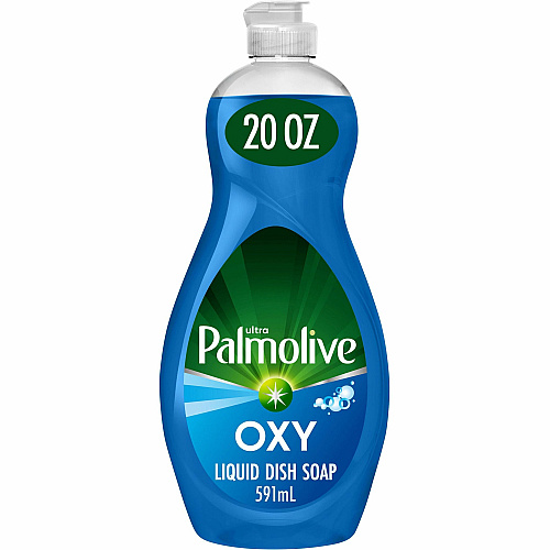 Palmolive Ultra Dish Soap Oxy Degreaser Concentrate - 20 fl oz (0.6 quart) - Residue-free, Dry Resistant, Eco-friendly, Biodegradable, Phosphate-free, Paraben-free - Blue - 9 / Carton (US04229ACT)