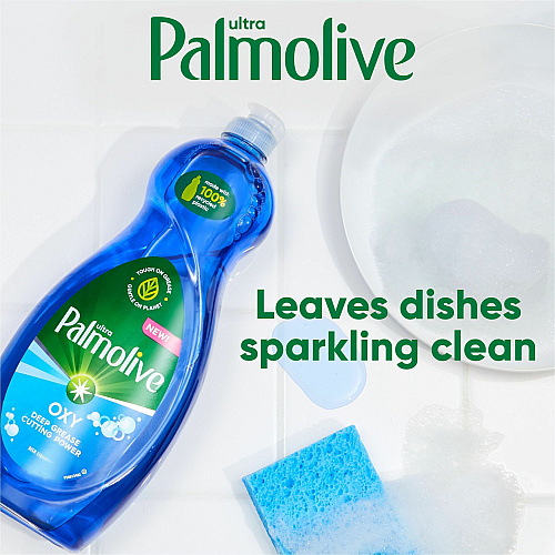 Palmolive Ultra Dish Soap Oxy Degreaser Concentrate - 20 fl oz (0.6 quart) - Residue-free, Dry Resistant, Eco-friendly, Biodegradable, Phosphate-free, Paraben-free - Blue - 9 / Carton (US04229ACT)