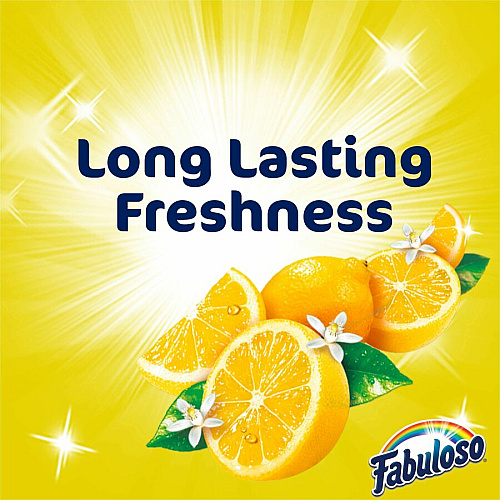 Fabuloso&reg; Multi-Purpose Cleaner, Lemon Scent, 56 oz. Bottle 56 fl oz (1.8 quart) - Lemon Scent - Rinse-free, Residue-free, Long Lasting - Yellow - 1 Bottle (MX06157A)