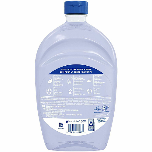 Softsoap Aquarium Design Liquid Hand Soap Fresh Scent Scent - 1.56 quart - Bacteria Remover, Dirt Remover, Soil Remover - Hand, Skin - Moisturizing - Clear - Rich Lather, Recyclable, Paraben-free, Phthalate-free, pH Balanced, Biodegradable, Ref (US05262A)