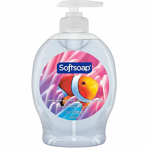 Softsoap Aquarium Hand Soap Fresh Scent Scent - 7.50 fl oz - Soil Remover, Bacteria Remover, Dirt Remover, Kill Germs - Hand, Skin - Moisturizing - Antibacterial - Clear - Rich Lather, Recyclable, Paraben-free, Phthalate-free, pH Balanced, Bi (US04966ACT)