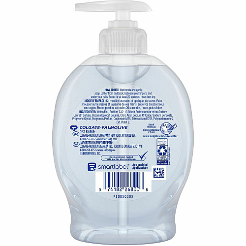 Softsoap Aquarium Hand Soap Fresh Scent Scent - 7.50 fl oz - Soil Remover, Bacteria Remover, Dirt Remover, Kill Germs - Hand, Skin - Moisturizing - Antibacterial - Clear - Rich Lather, Recyclable, Paraben-free, Phthalate-free, pH Balanced, Biod (US04966A)