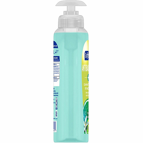 Softsoap Antibacterial Soap Pump Fresh Citrus Scent - 11.25 fl oz - Pump Bottle Dispenser - Bacteria Remover - Hand, Skin, Kitchen, Bathroom - Moisturizing - Antibacterial - Green - Refillable, Paraben-free, Phthalate-free, pH Balanced, Biode (US03563ACT)