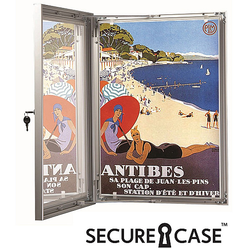 Seco Locking Poster Case 11" x 14" Frame Size - Rectangle - Portrait, Landscape - Anodized - Weather Proof, Shatter Proof, Lockable, Rust Proof, Water Proof - Aluminum, Plastic, Polycarbonate - Silver - 1 Each (LCASE1114)