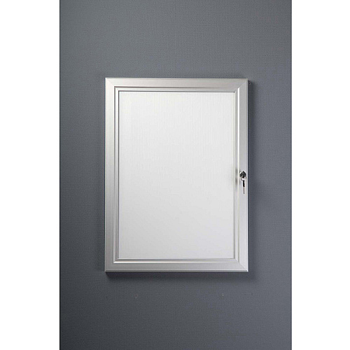 Seco Locking Poster Case 11" x 17" Frame Size - Rectangle - Portrait, Landscape - Anodized - Weather Proof, Shatter Proof, Lockable, Rust Proof, Water Proof - Aluminum, Plastic, Polycarbonate - Silver - 1 Each (LCASE1117)