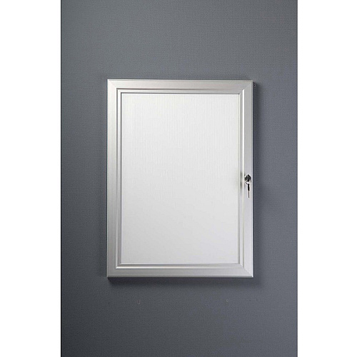 Seco Locking Poster Case 24" x 36" Frame Size - Rectangle - Portrait, Landscape - Anodized - Weather Proof, Shatter Proof, Lockable, Rust Proof, Water Proof - Aluminum, Plastic, Polycarbonate - Silver - 1 Each (LCASE2436)