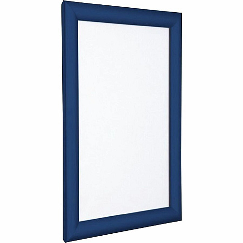 Seco Mitred Snap Frame 11" x 17" Frame Size - Rectangle - Durable - Aluminum - Blue - 1 Each (SN1117BLUE)