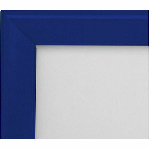 Seco Mitred Snap Frame 11" x 17" Frame Size - Rectangle - Durable - Aluminum - Blue - 1 Each (SN1117BLUE)
