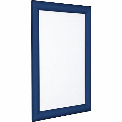 Seco Mitred Snap Frame 8.50" x 11" Frame Size - Rectangle - Durable - Aluminum - Blue - 1 Each (SN8511BLUE)