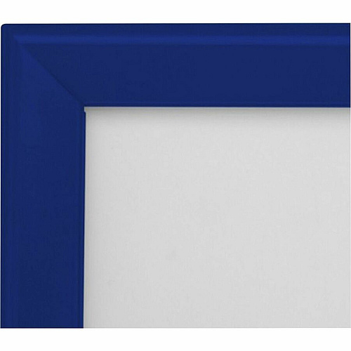 Seco Mitred Snap Frame 8.50" x 11" Frame Size - Rectangle - Durable - Aluminum - Blue - 1 Each (SN8511BLUE)