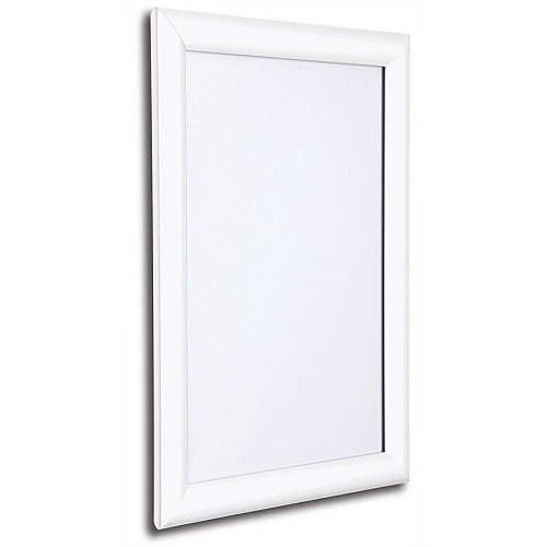 Seco Mitred Snap Frame 8.50" x 11" Frame Size - Rectangle - Durable - Aluminum - White - 1 Each (SN8511WHITE)