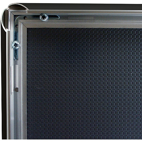 Seco Classic Snap Frame 18" x 24" Frame Size - Rectangle - Black - Aluminum - Black - 1 Each (SN1824BLACK)