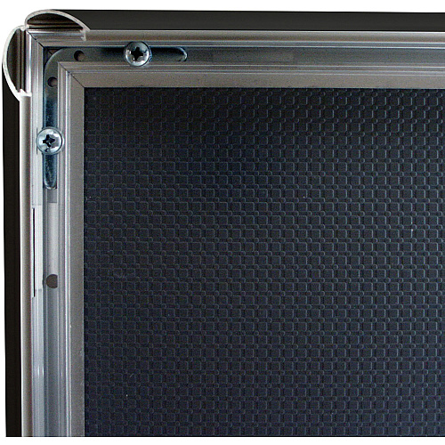 Seco Classic Snap Frame 18" x 24" Frame Size - Rectangle - Black - Aluminum - Black - 1 Each (SN1824BLACK)