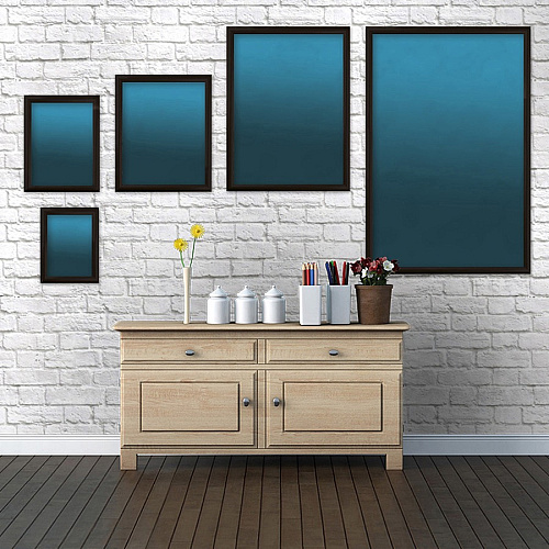 Seco Classic Snap Frame 27" x 41" Frame Size - Rectangle - Black - Aluminum - Black - 1 Each (SN2741BLACK)