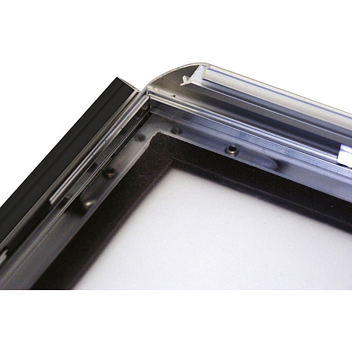 Seco Classic Snap Frame 27" x 41" Frame Size - Rectangle - Black - Aluminum - Black - 1 Each (SN2741BLACK)