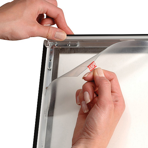 Seco Classic Snap Frame 27" x 41" Frame Size - Rectangle - Black - Aluminum - Black - 1 Each (SN2741BLACK)