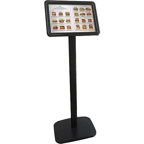 Seco Decorative Menuboard 17" Width x 11" Height - Rectangular Shape - Rust Resistant - 1 Each (DMB1117BLACK)