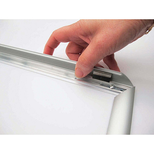 Seco Decorative Menuboard 11" Width x 8.5" Height - Rectangular Shape - Rounded Corner - Silver - 1 Each (DMB8511SV)