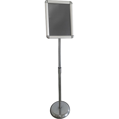 Seco Height-adjustable Menuboard 11" Width x 8.5" Height - Rectangular Shape - Adjustable Height - Chrome - 1 Each (DMBCHR8511)