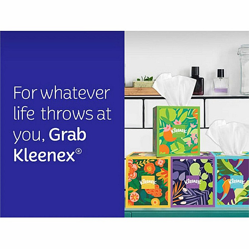 Kleenex Ultra Soft Tissues 3 Ply - WhiteBox - 65/Box - 1 Each (54277)