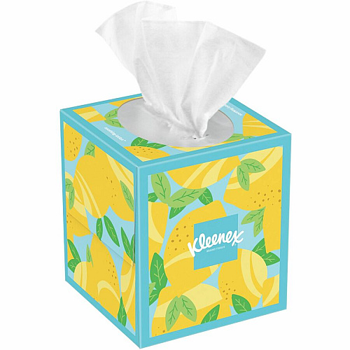 Kleenex&reg; Soothing Lotion Tissues, 3-Ply, 60 Sheet Box, 27 Boxes 3 Ply - WhiteBox - 60/Box - 27 / Carton (54271CT)