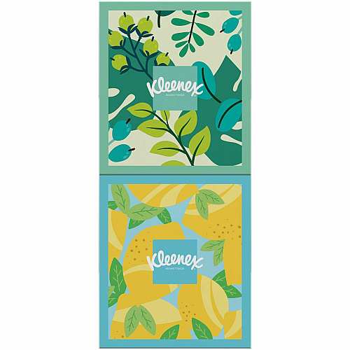 Kleenex Soothing Lotion Tissues 3 Ply - WhiteBox - 60/Box - 4 / Pack (54289)