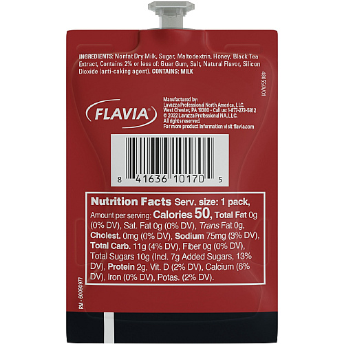 The Bright Tea Co. Chai Tea Latte Freshpack Compatible with Flavia Aroma, Flavia Creation 300, FLAVIA Creation 600 - 72 / Carton (48055)