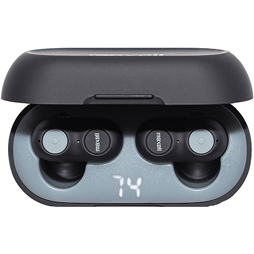 Maxell True Wireless Dual Driver Bluetooth Earbuds Stereo - True Wireless - Bluetooth - Earbud - Binaural - In-ear - Black (199652)