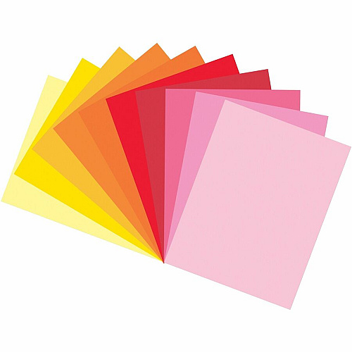 Tru-Ray Construction Paper Construction, Art Project, Craft Project - 9" Width x 12" Length - Orange, Yellow, Electric Orange, Pink, Shocking Pink, Light Yellow, Pumpkin, Gold, Festive Red, Holiday Red - Sulphite - 150 / Pack (P6686)
