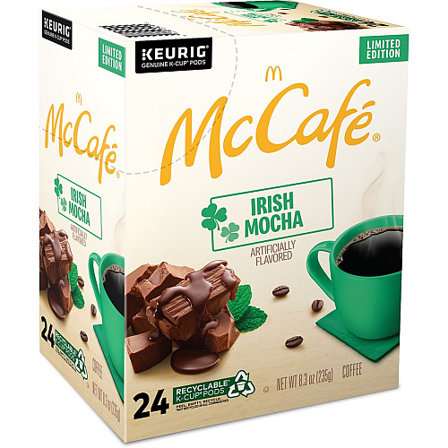 McCafe McCaf&eacute;&reg; K-Cup Irish Mocha Compatible with K-Cup Brewer - Light - K-Cup - Irish Mocha - 24 / Box (9459)