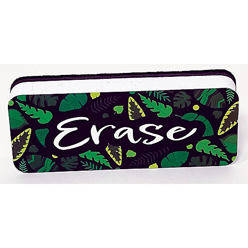 Ashley Magnetic Whiteboard Eraser 2" Width x 5" Length - Magnetic, Durable - Multicolor - Foam, Felt - 1 Each (09980)