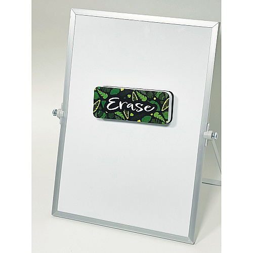 Ashley Magnetic Whiteboard Eraser 2" Width x 5" Length - Magnetic, Durable - Multicolor - Foam, Felt - 1 Each (09980)