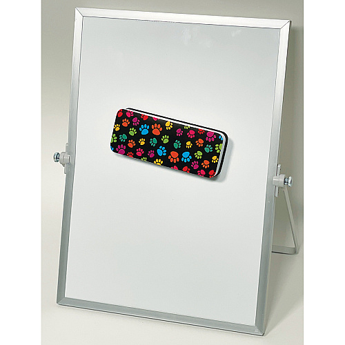 Ashley Magnetic Whiteboard Eraser 2" Width x 5" Length - Magnetic, Durable - Multicolor - Foam, Felt - 1Each (09987)