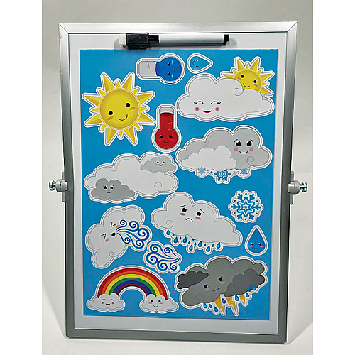 Ashley Magnetic Die-Cut Cute Weather Set Skill Learning: Weather - 14 Pieces - 5+ - 1 Each (19010)