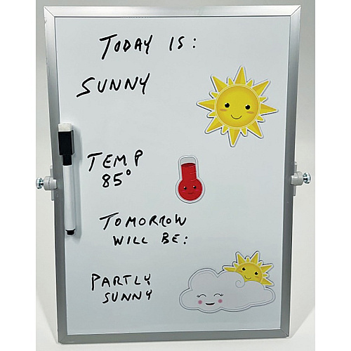 Ashley Magnetic Die-Cut Cute Weather Set Skill Learning: Weather - 14 Pieces - 5+ - 1 Each (19010)