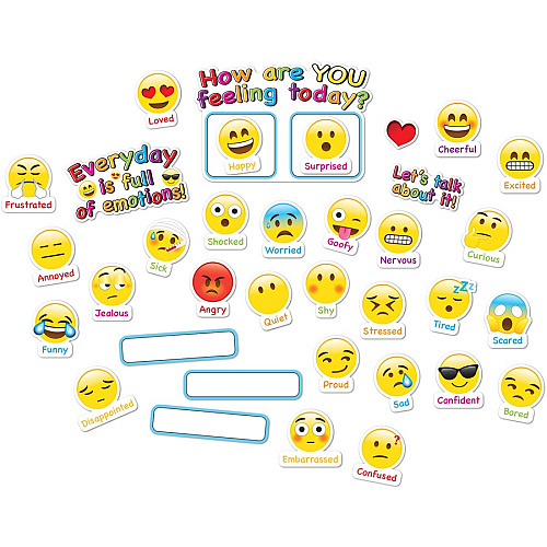 Ashley Smart Poly Emotions Icon Mini Set Skill Learning: Interactive Learning, Emotion, Educational - 35 Pieces - 1 Each (96006)