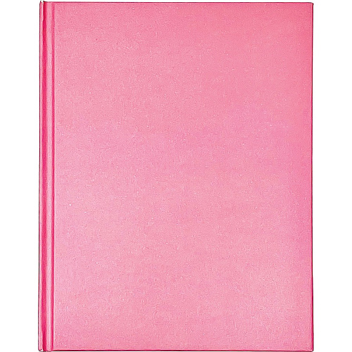 Ashley Hardcover Blank Book 28 Pages - 6" x 8" - Pink Cover - Hard Cover, Durable - 1 Each (10713)