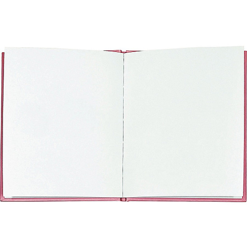 Ashley Hardcover Blank Book 28 Pages - 6" x 8" - Pink Cover - Hard Cover, Durable - 1 Each (10713)