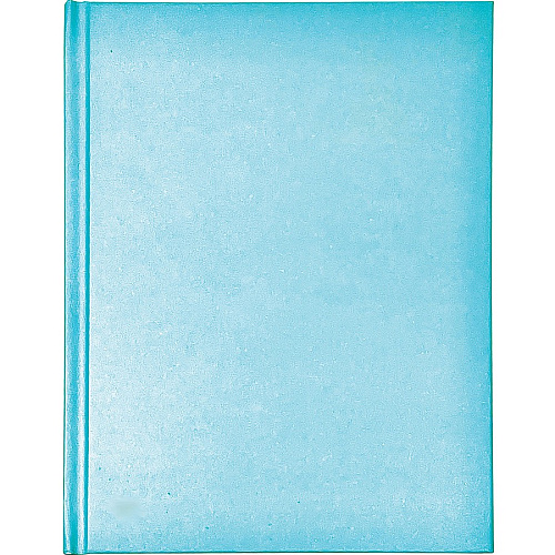 Ashley Hardcover Blank Book 28 Pages - 6" x 8" - Blue Cover - Hard Cover, Durable - 1 Each (10714)