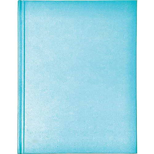 Ashley Hardcover Blank Book 28 Pages - 6" x 8" - Blue Cover - Hard Cover, Durable - 1 Each (10714)