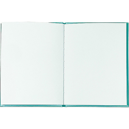 Ashley Hardcover Blank Book 28 Pages - 6" x 8" - Blue Cover - Hard Cover, Durable - 1 Each (10714)